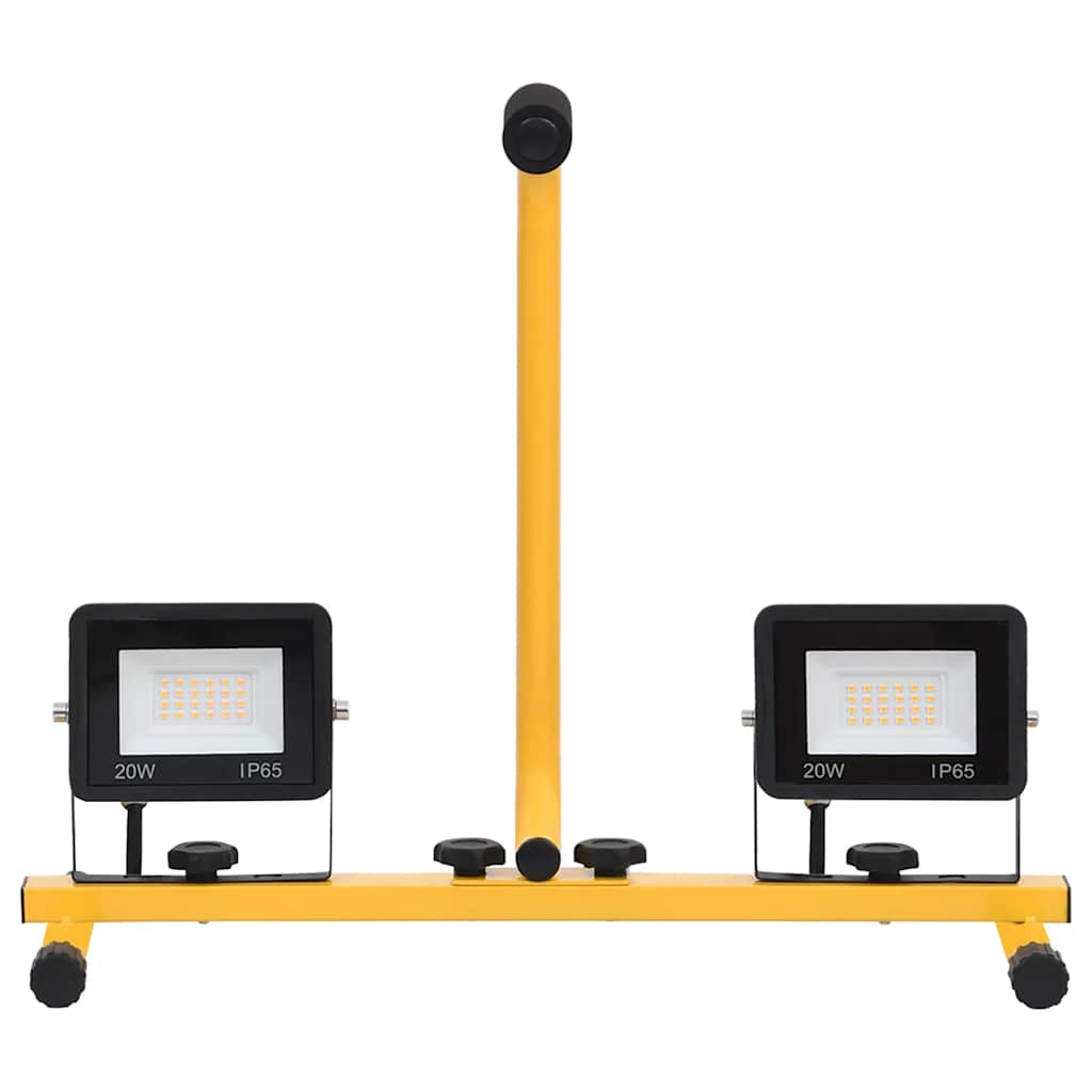 LED reflektor s ručkom 2 x 20 W hladni bijeli