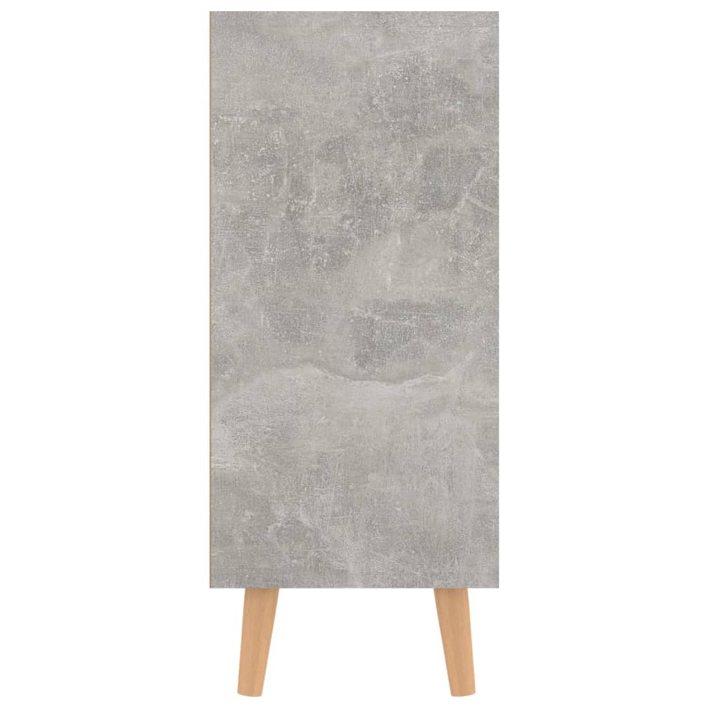 Komoda siva boja betona 90 x 30 x 72 cm konstruirano drvo