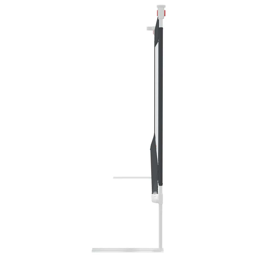 Sigurnosna ograda za dječji krevet tamnosiva 180x25 cm tkanina