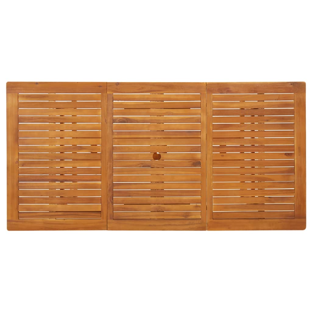 Vrtni blagovaonski stol 180 x 90 x 75 cm masivno bagremovo drvo