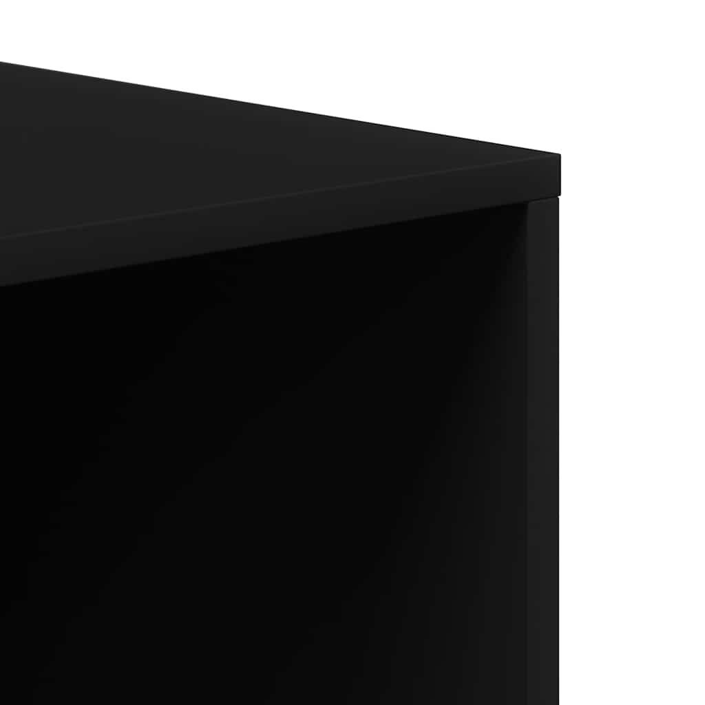 Klupa za spremanje obuće crna 105x35x35 cm konstruirano drvo