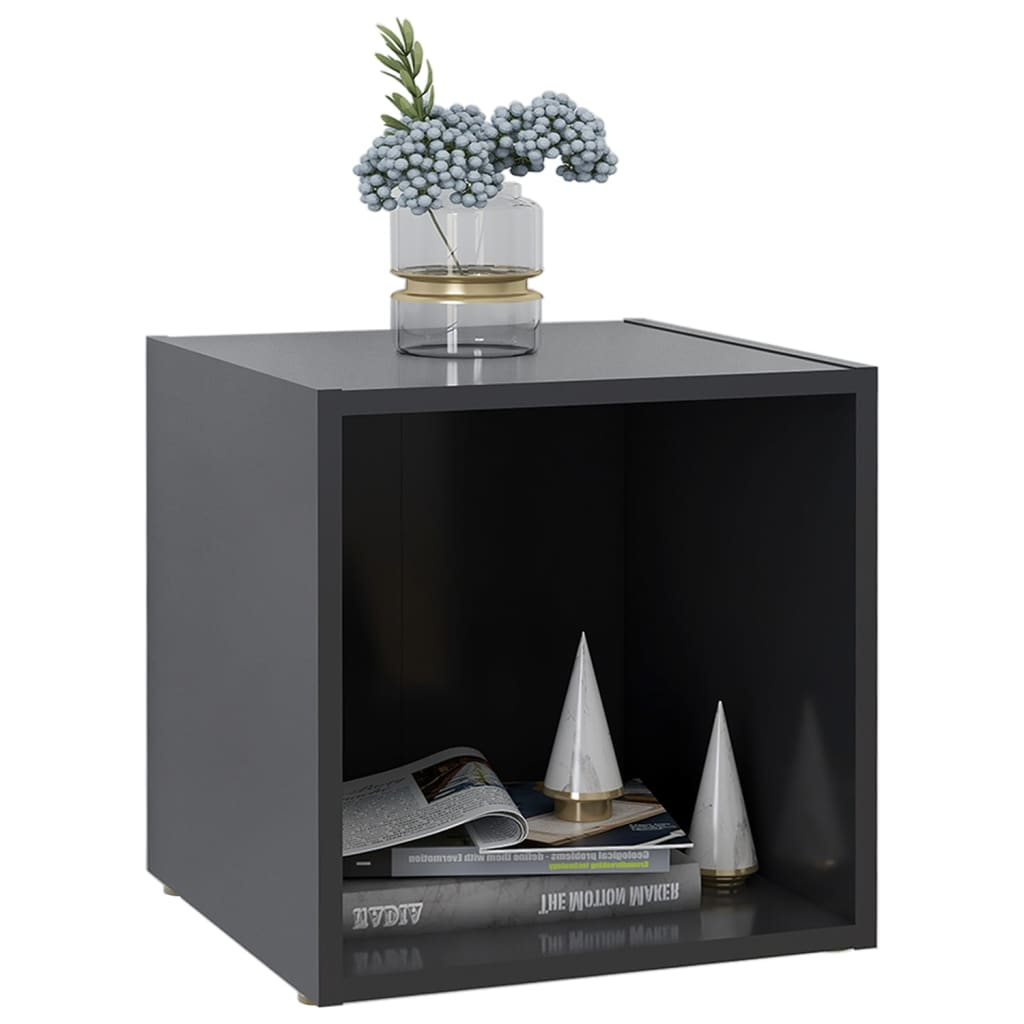 TV ormarići 2 kom sivi 37 x 35 x 37 cm konstruirano drvo