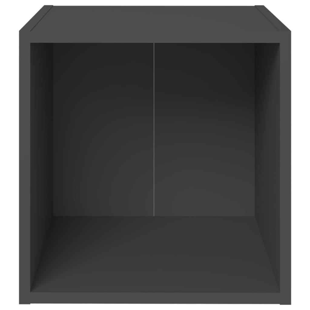 TV ormarići 4 kom sivi 37 x 35 x 37 cm konstruirano drvo