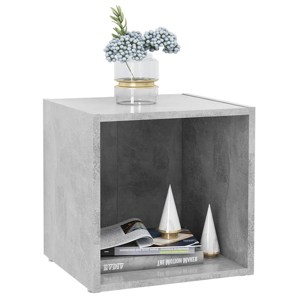 TV ormarići 4 kom boja betona 37 x 35 x 37 cm konstruirano drvo