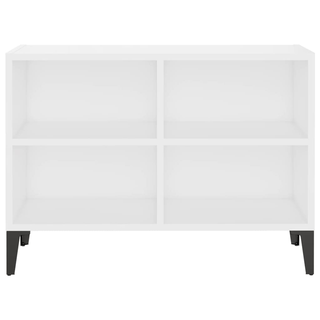 TV ormarić s metalnim nogama bijeli 69,5 x 30 x 50 cm