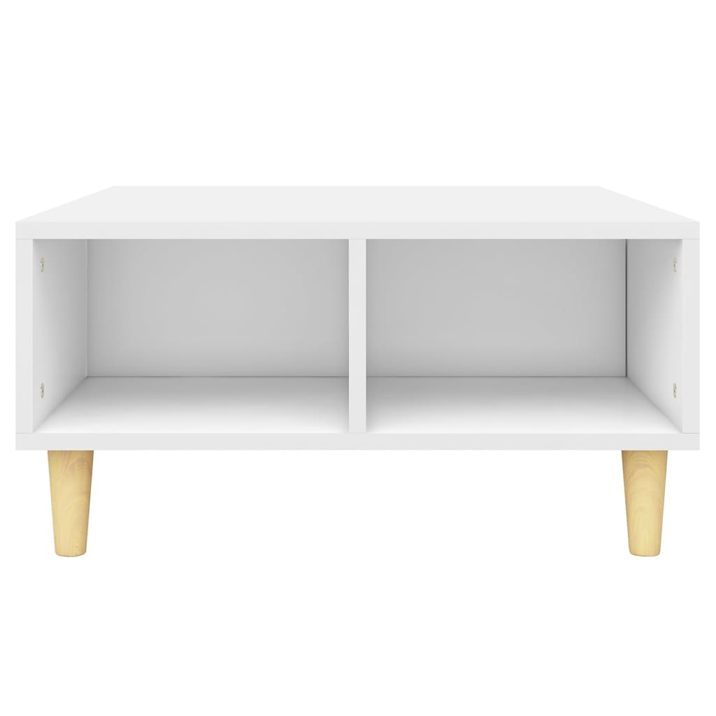Stolić za kavu bijeli 60 x 60 x 30 cm od iverice