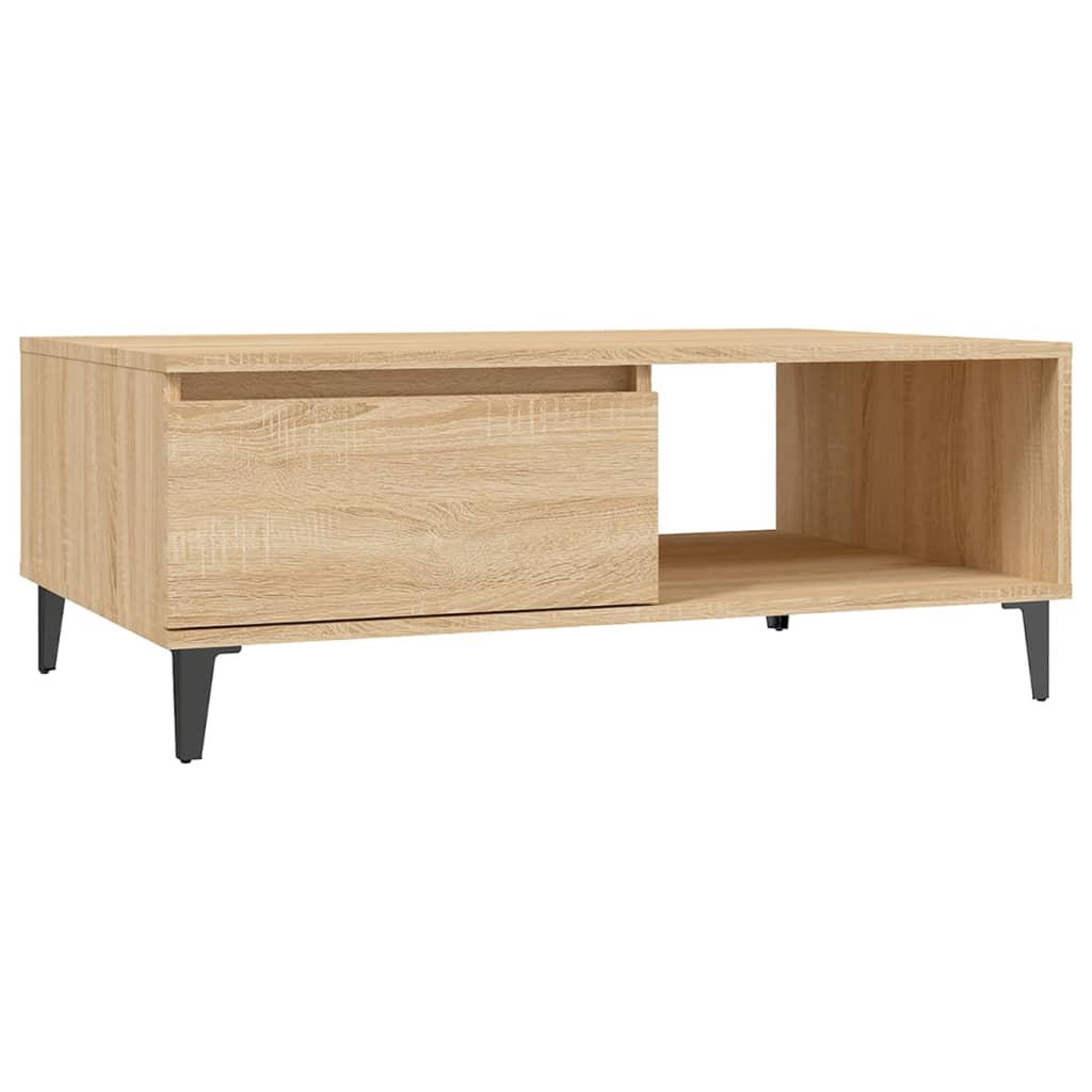 Stolić za kavu boja hrasta sonome 90x60x35 cm konstruirano drvo