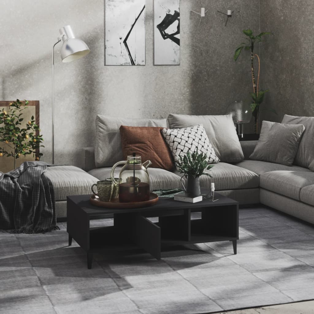 Stolić za kavu sivi 103,5 x 60 x 35 cm konstruirano drvo