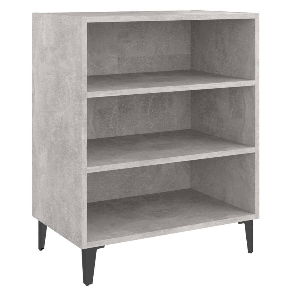 Komoda siva boja betona 57 x 35 x 70 cm od konstruiranog drva