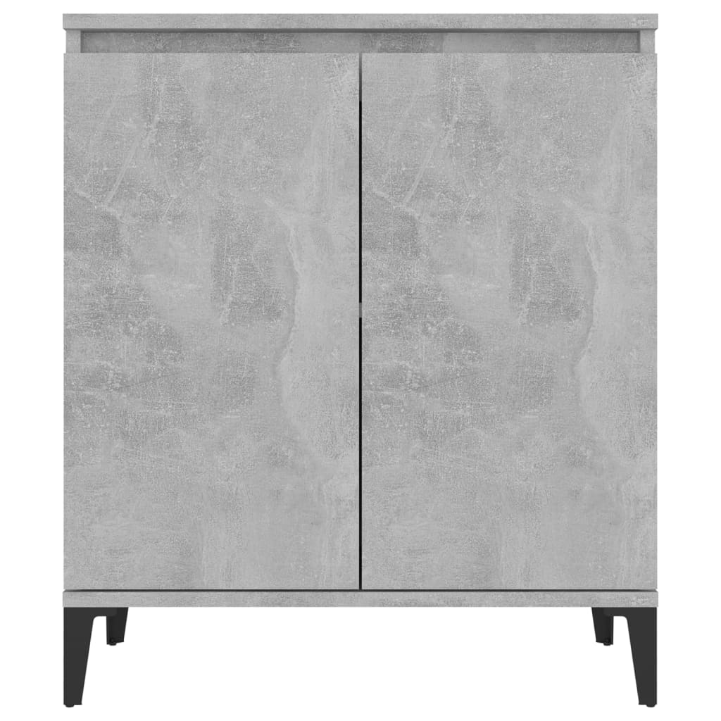 Komoda siva boja betona 60x35x70 cm od konstruiranog drva