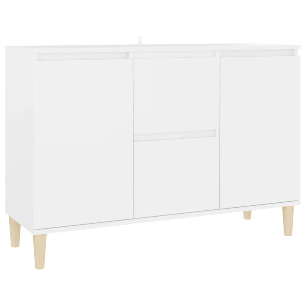 Komoda bijela 101 x 35 x 70 cm od konstruiranog drva