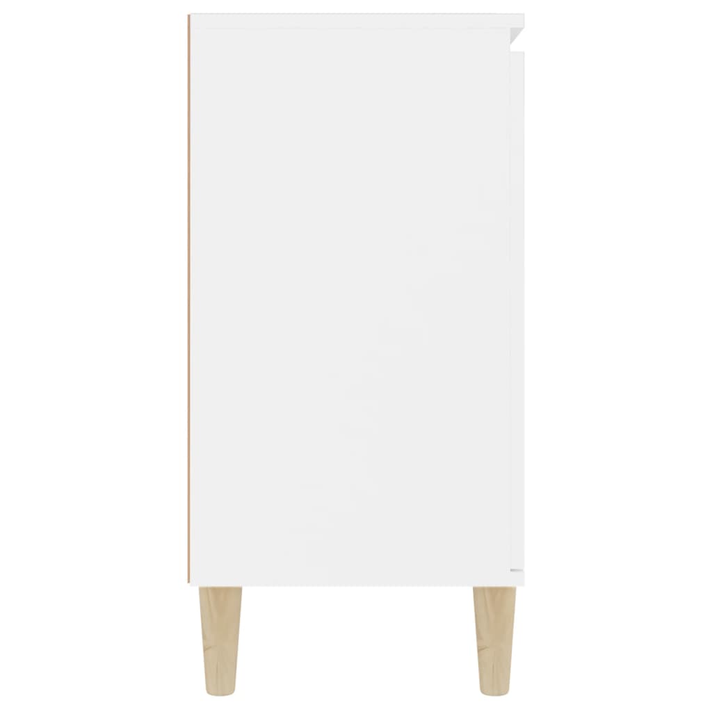 Komoda bijela 101 x 35 x 70 cm od konstruiranog drva