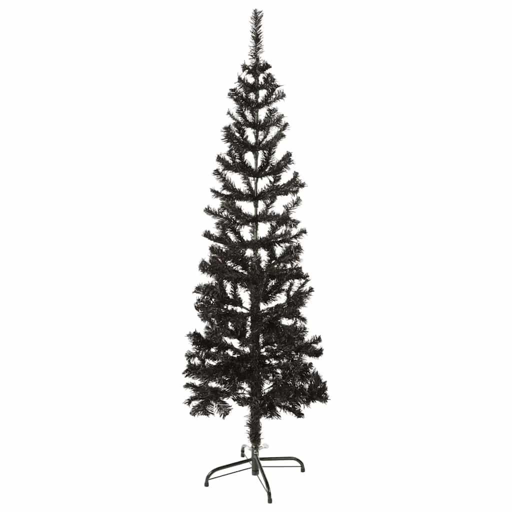Usko božićno drvce crno 150 cm