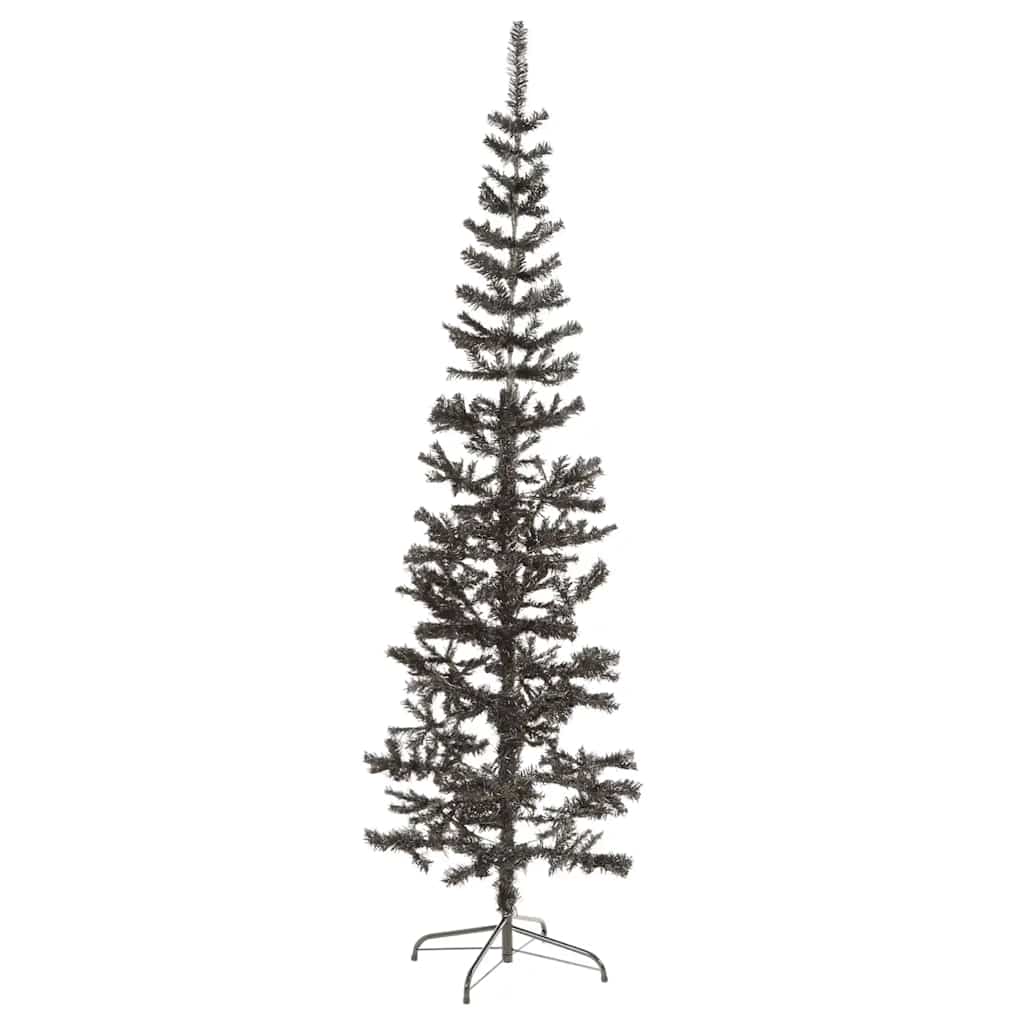 Usko božićno drvce crno 240 cm