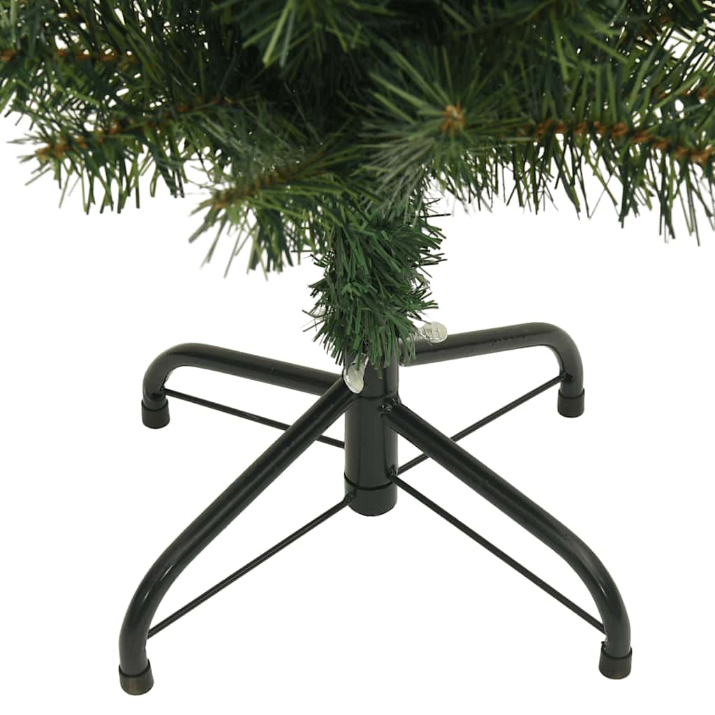 Tanko umjetno božićno drvce sa stalkom zeleno 120 cm PVC