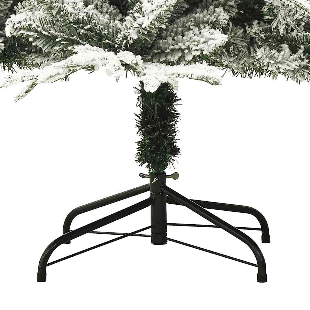 Umjetno božićno drvce sa snijegom zeleno 180 cm PVC i PE