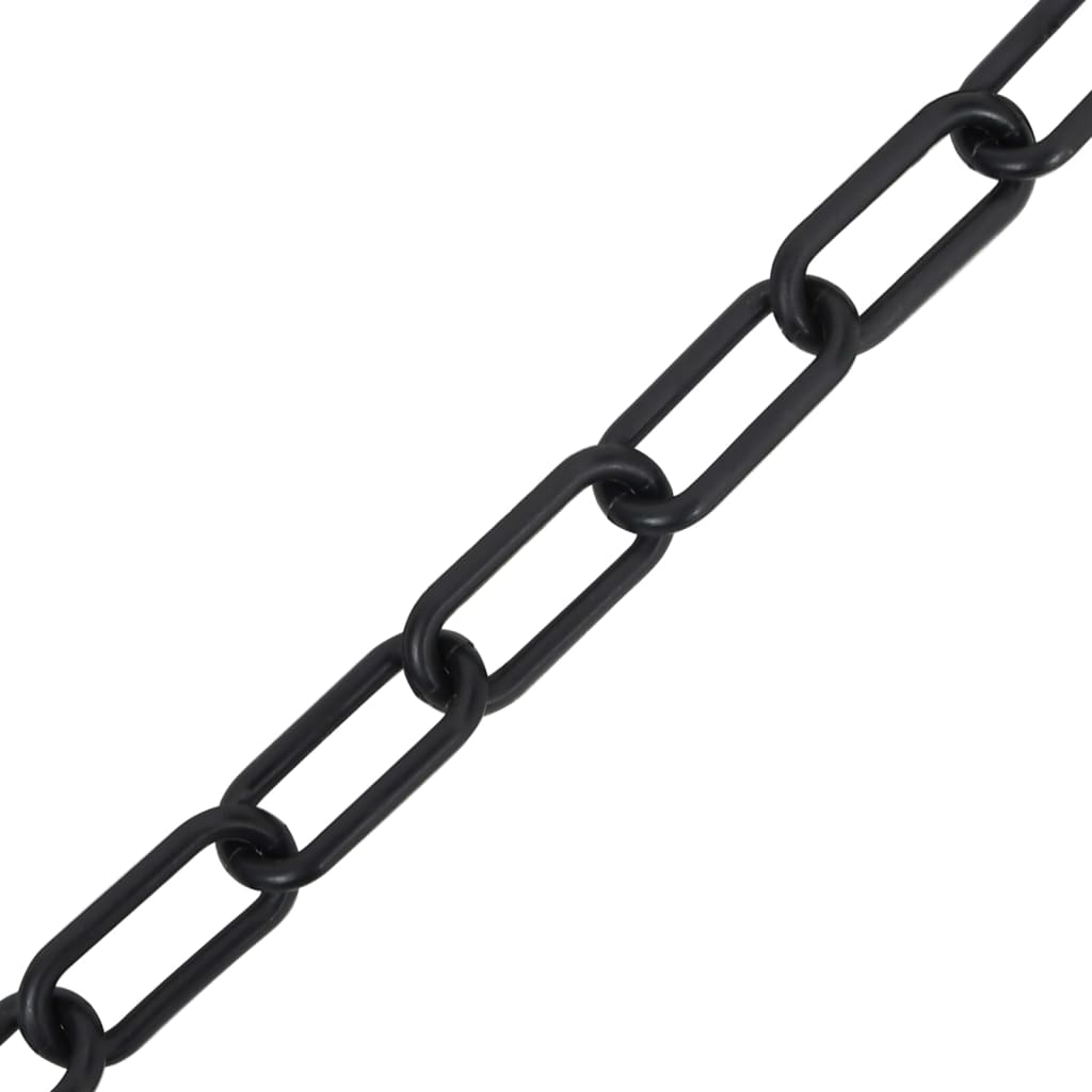 Lanac za upozorenje crni 30 m Ø 6 mm plastični