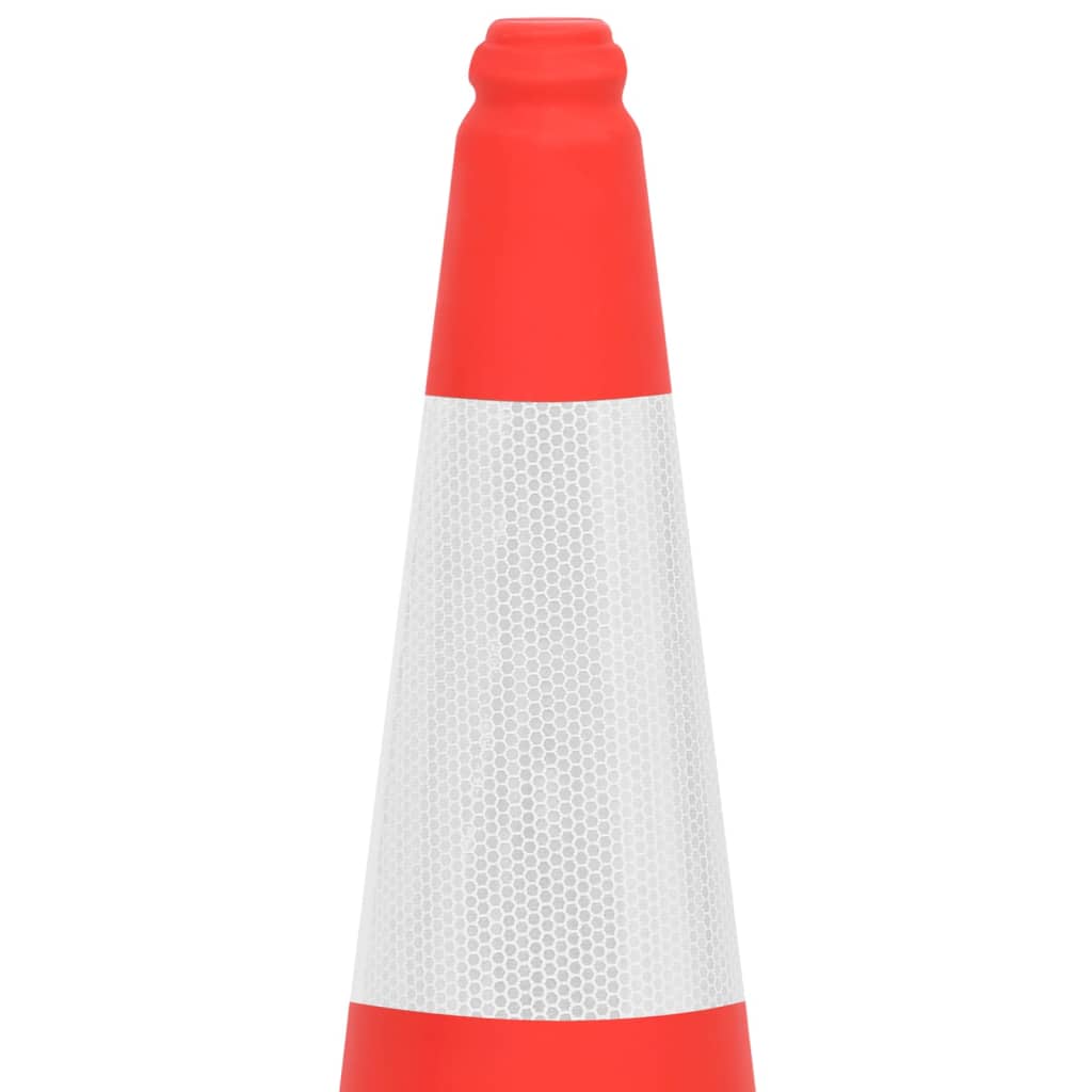 Reflektirajući prometni čunjevi s teškim bazama 4 kom 75 cm