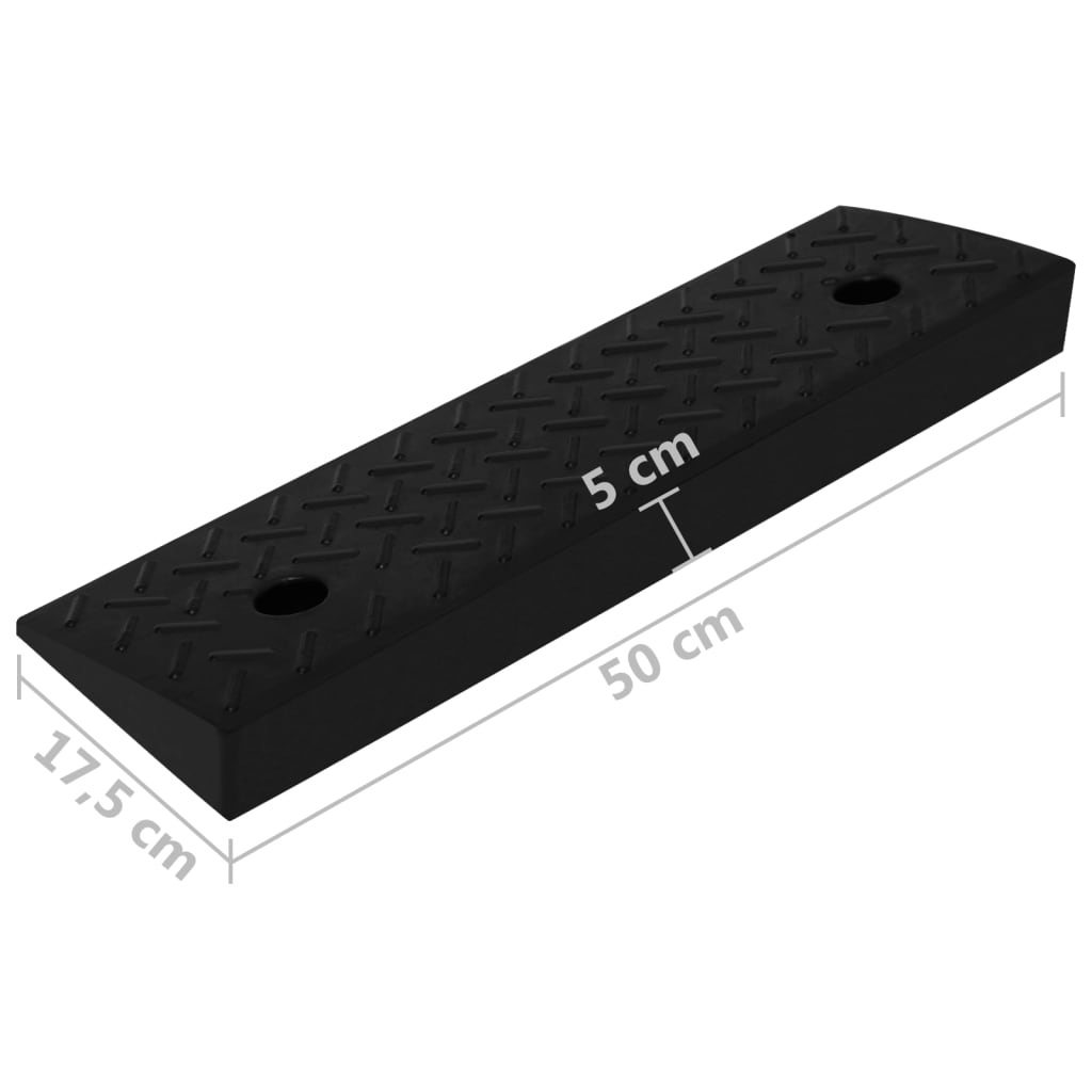 Rampe za rubnik 2 kom 50 x 17,5 x 5 cm gumene