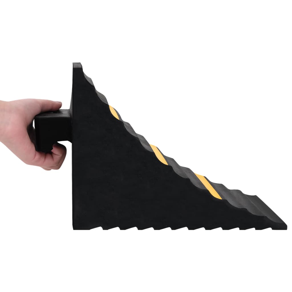 Podmetači za kotače 2 kom 29 x 16 x 19 cm gumeni