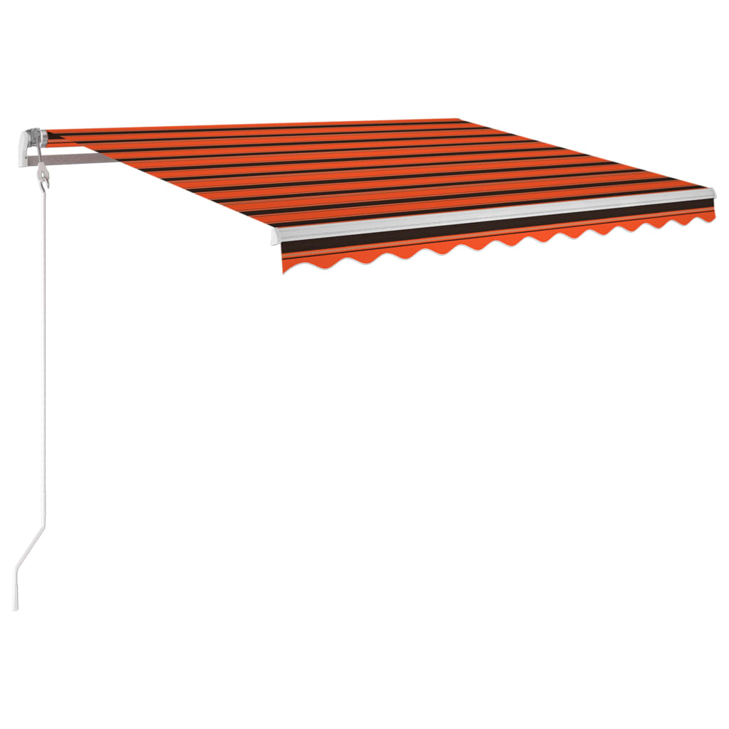 Tenda na automatsko uvlačenje 300 x 250 cm narančasto-smeđa
