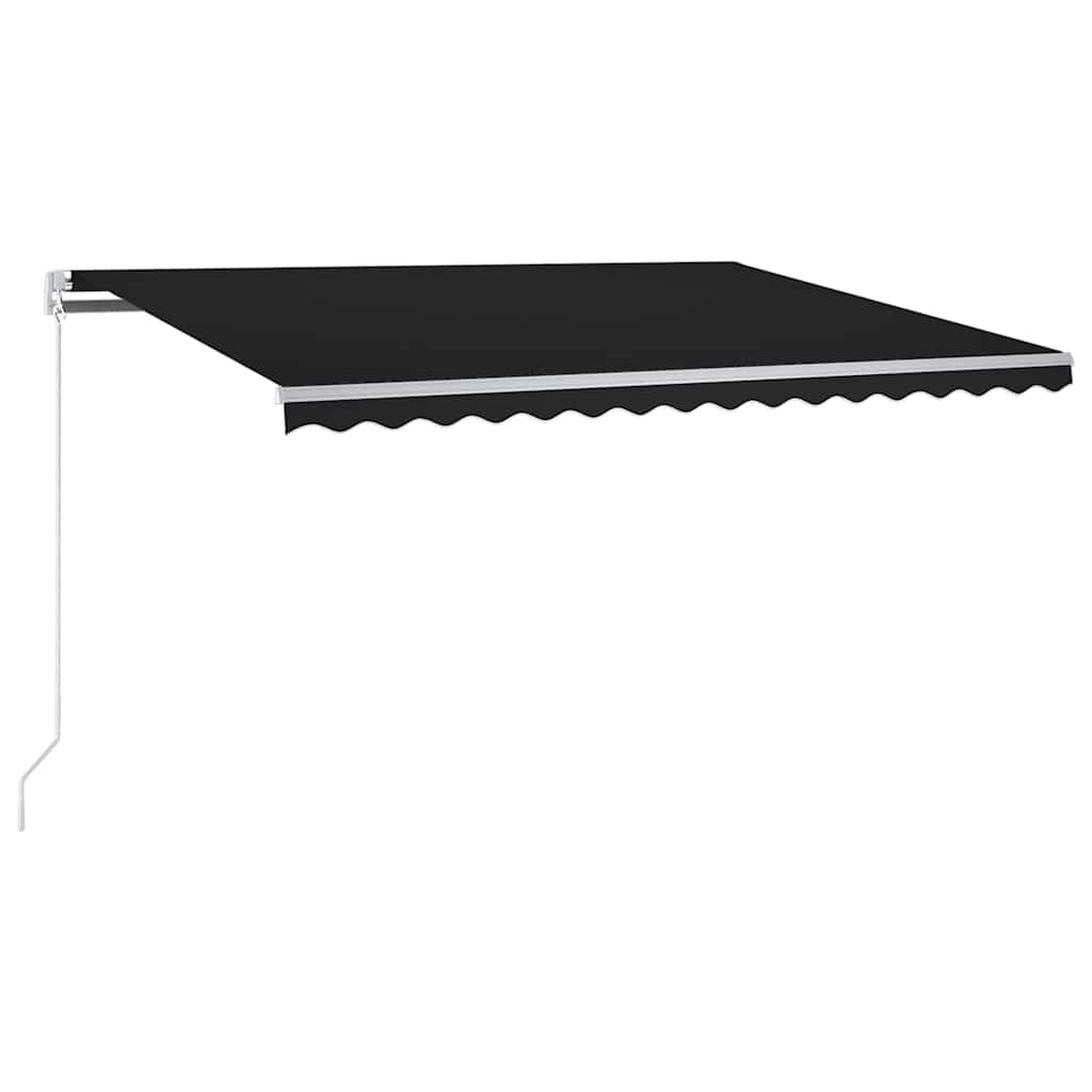 Automatska tenda sa senzorom za vjetar LED 350x250 cm antracit