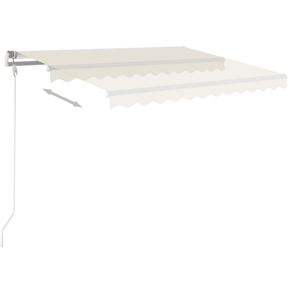 Tenda na ručno uvlačenje 450 x 300 cm krem