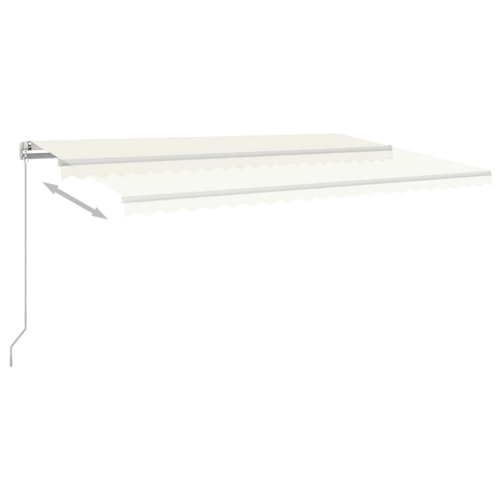 Tenda na ručno uvlačenje 500 x 350 cm krem