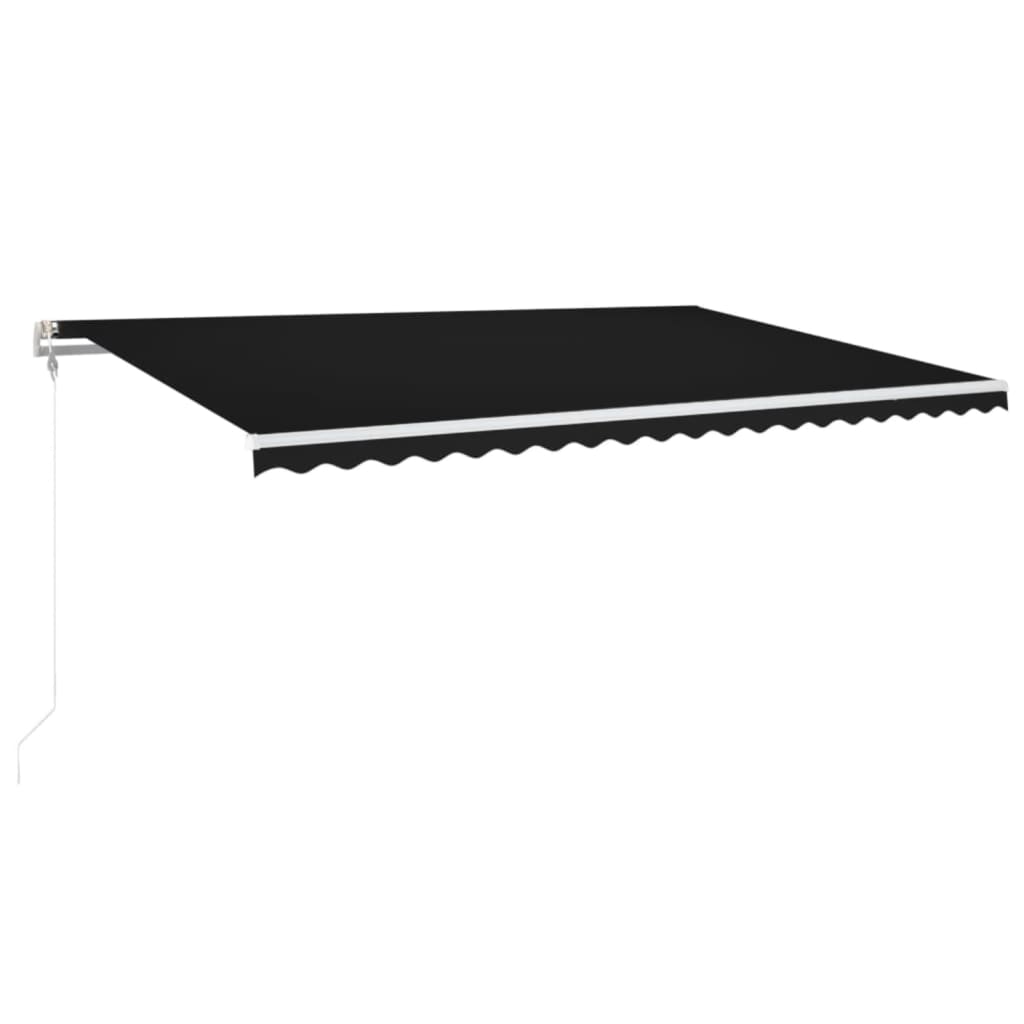 Tenda na automatsko uvlačenje 500 x 350 cm antracit