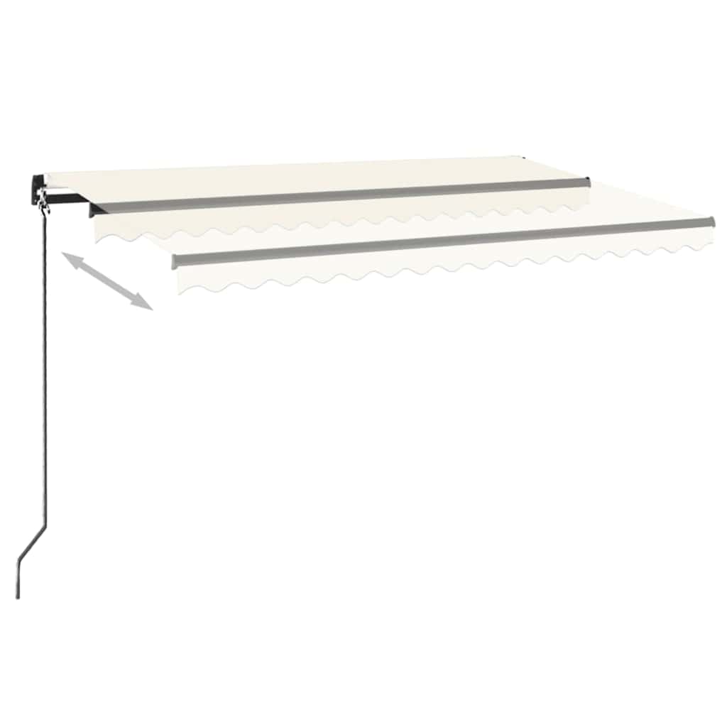 Tenda na ručno uvlačenje 450 x 300 cm krem