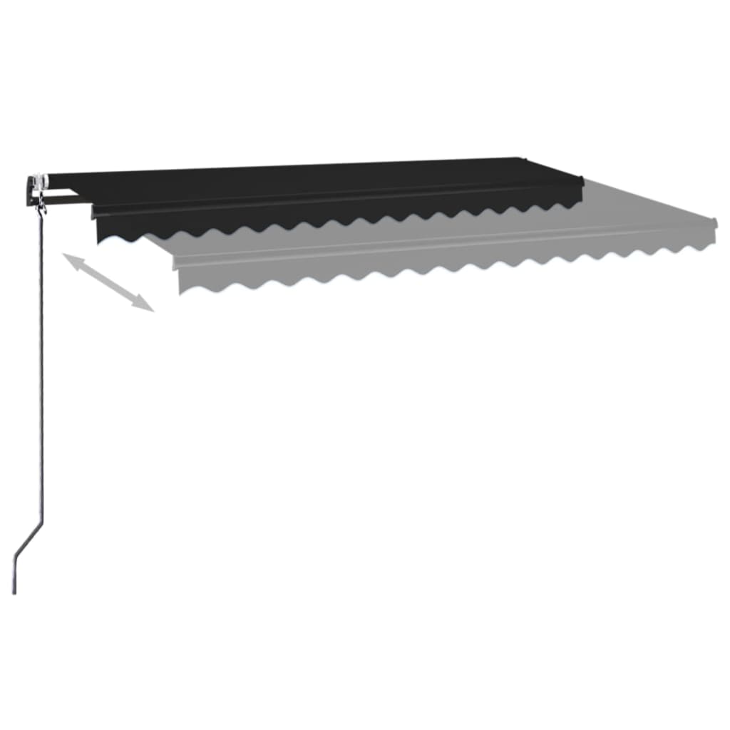 Tenda na automatsko uvlačenje 400 x 350 cm antracit