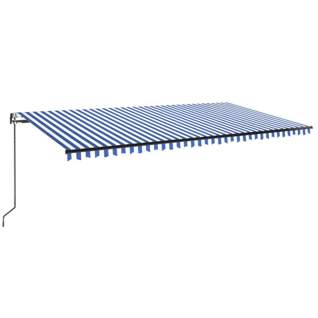 Tenda na automatsko uvlačenje 600x350 cm plavo-bijela
