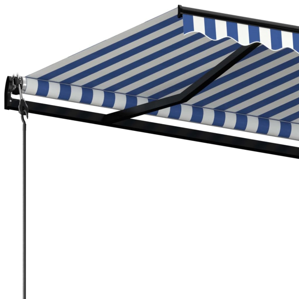 Tenda na automatsko uvlačenje 600x350 cm plavo-bijela