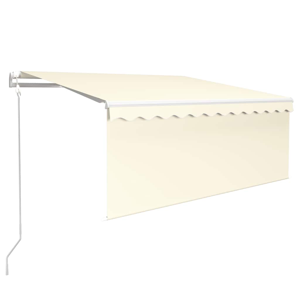 Automatska tenda s roletom i senzorom LED 3 x 2,5 m krem