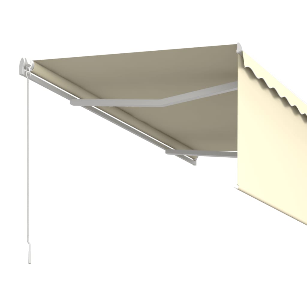 Tenda na ručno uvlačenje s roletom 3,5 x 2,5 m krem