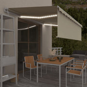 Automatska tenda s roletom i senzorom LED 5 x 3 m krem