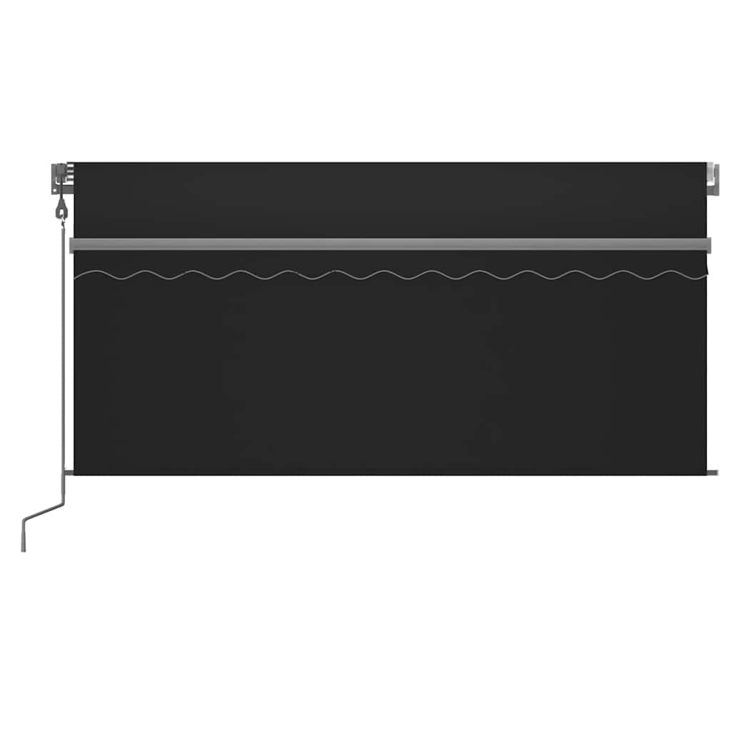 Automatska tenda s roletom i senzorom LED 3,5 x 2,5 m antracit