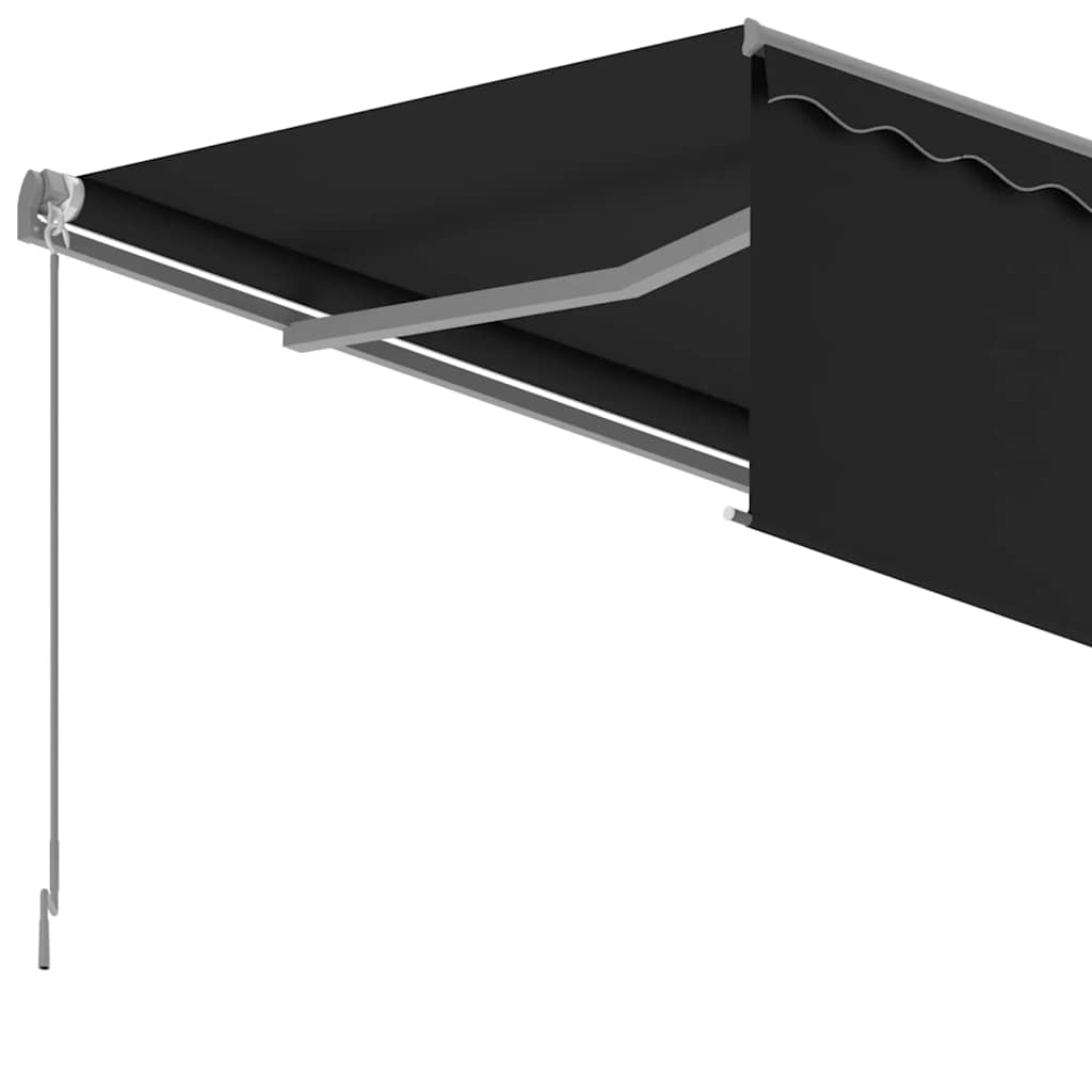 Tenda na ručno uvlačenje s roletom 6 x 3 m antracit