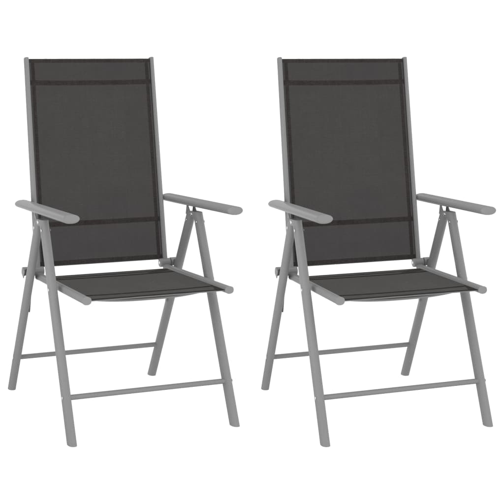 3-dijelni bistro set od aluminija i tekstilena srebrni