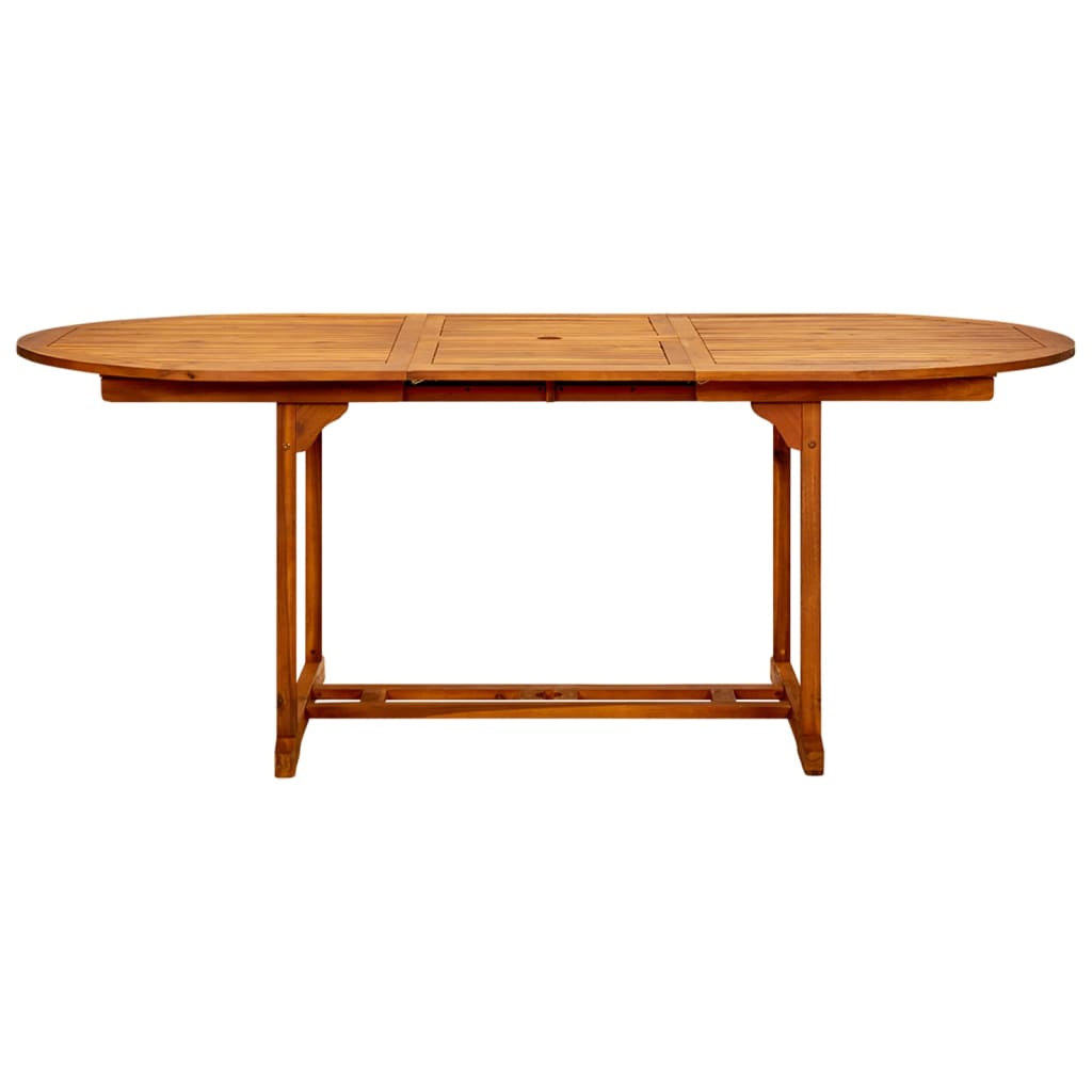 7-dijelni vrtni blagovaonski set od poliratana crni