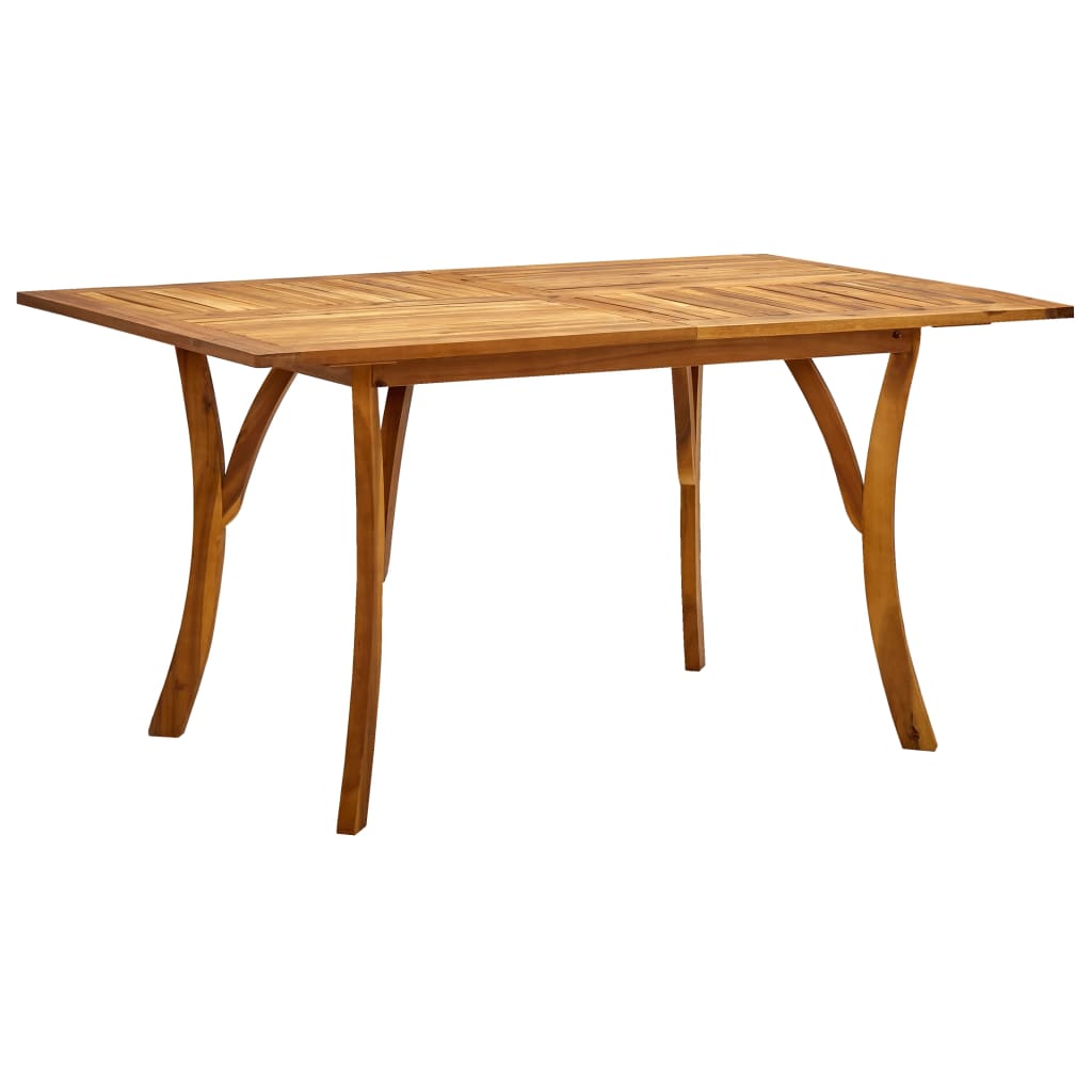 5-dijelni vrtni blagovaonski set smeđi
