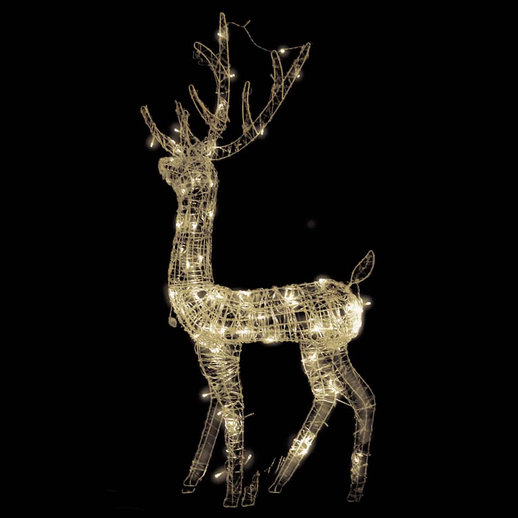 Akrilni božićni ukrasni sob 140 LED lampica 120 cm tople bijele
