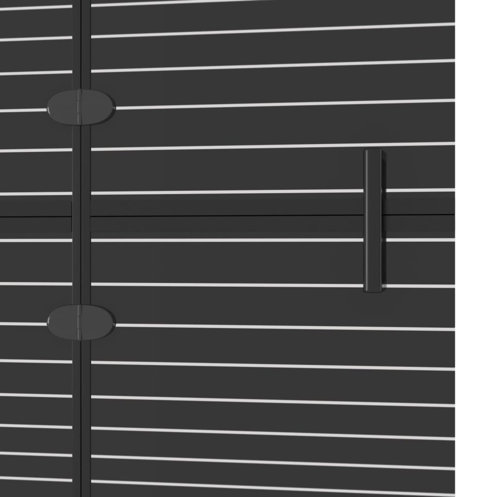Sklopiva pregrada za tuš ESG 80 x 140 cm crna