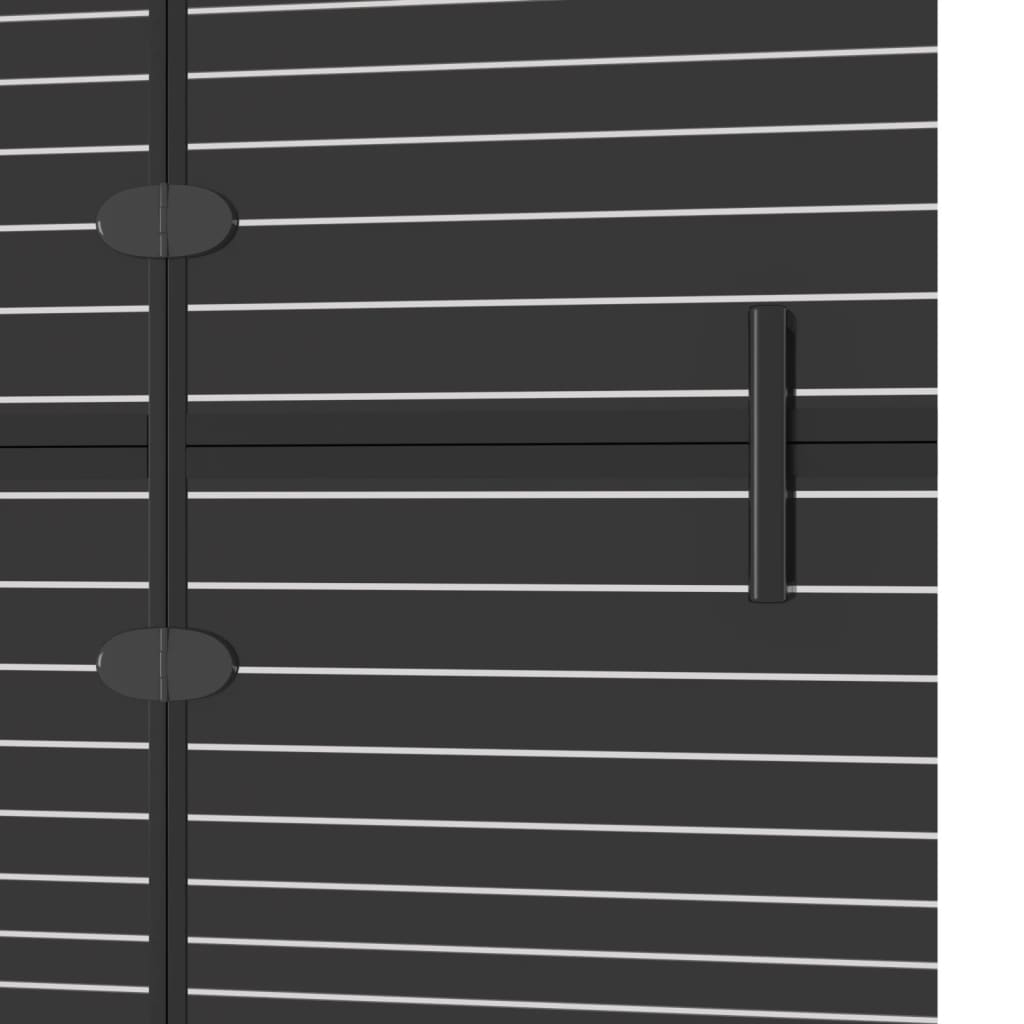 Sklopiva pregrada za tuš ESG 100 x 140 cm crna