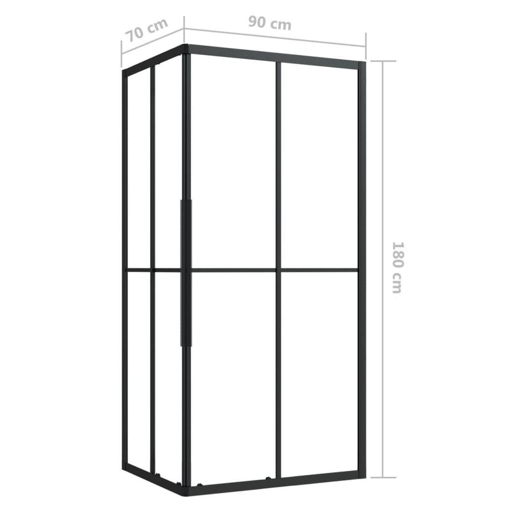 Tuš-kabina ESG 90 x 70 x 180 cm