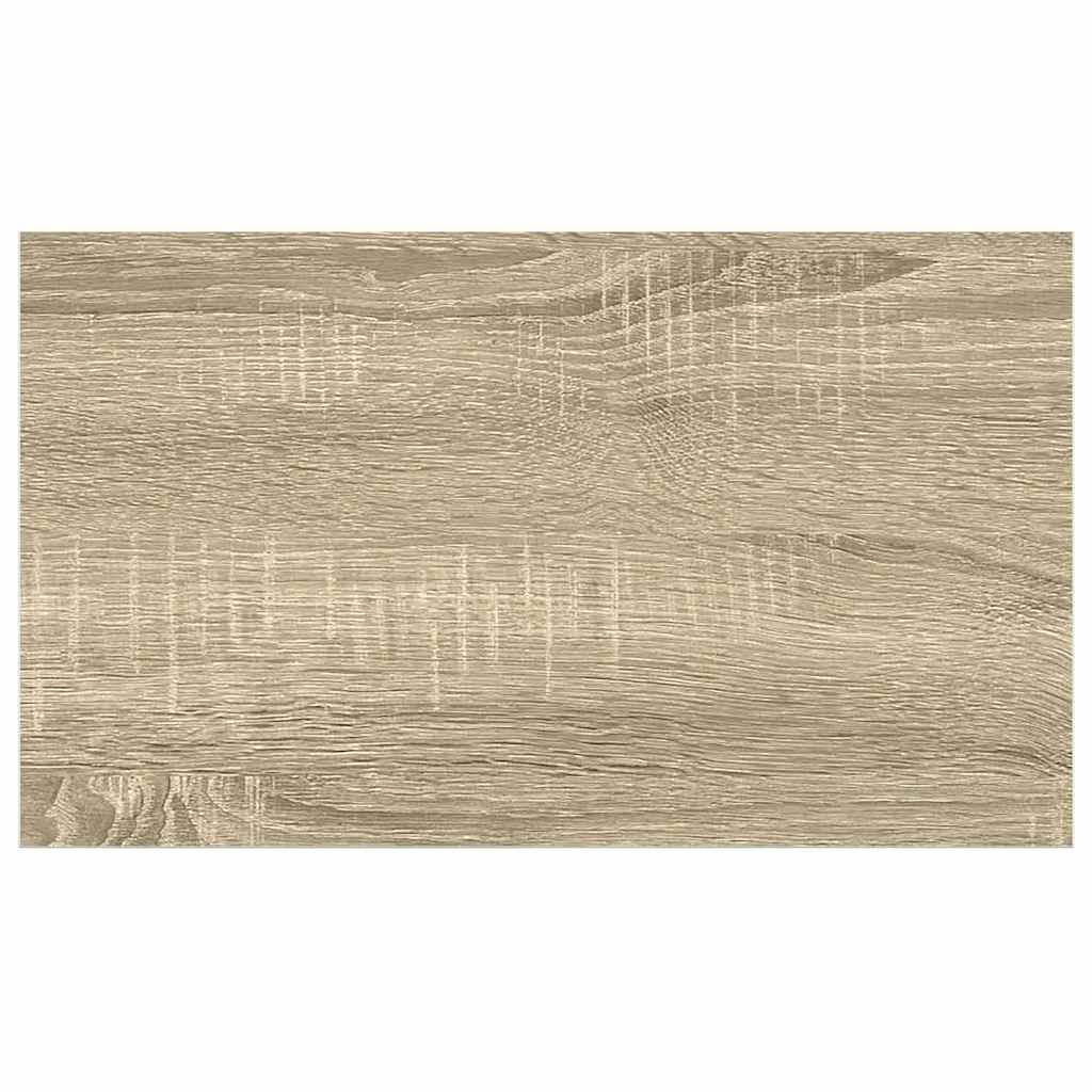 Plutajuće zidne police 4 kom hrast i bijele 40x23x3,8 cm MDF