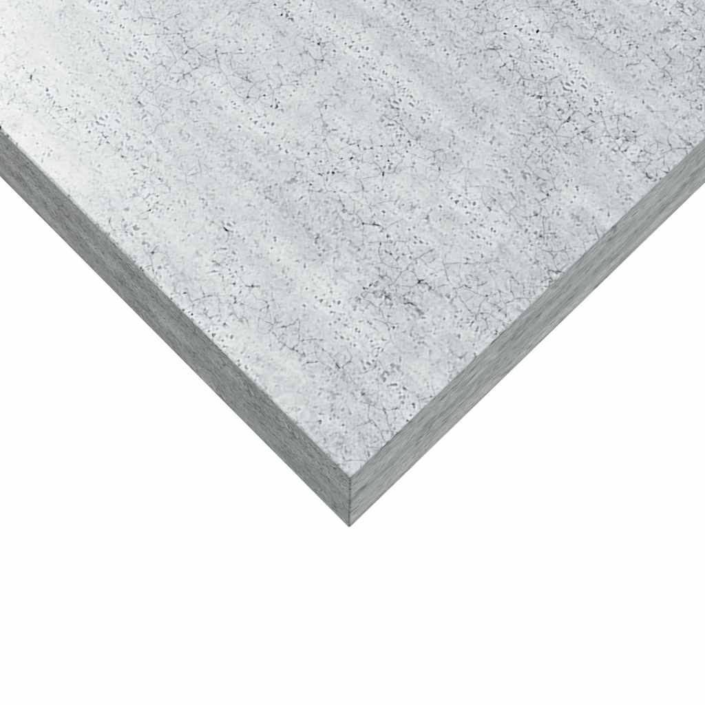 Plutajuća zidna polica siva boja betona 40 x 23 x 3,8 cm MDF