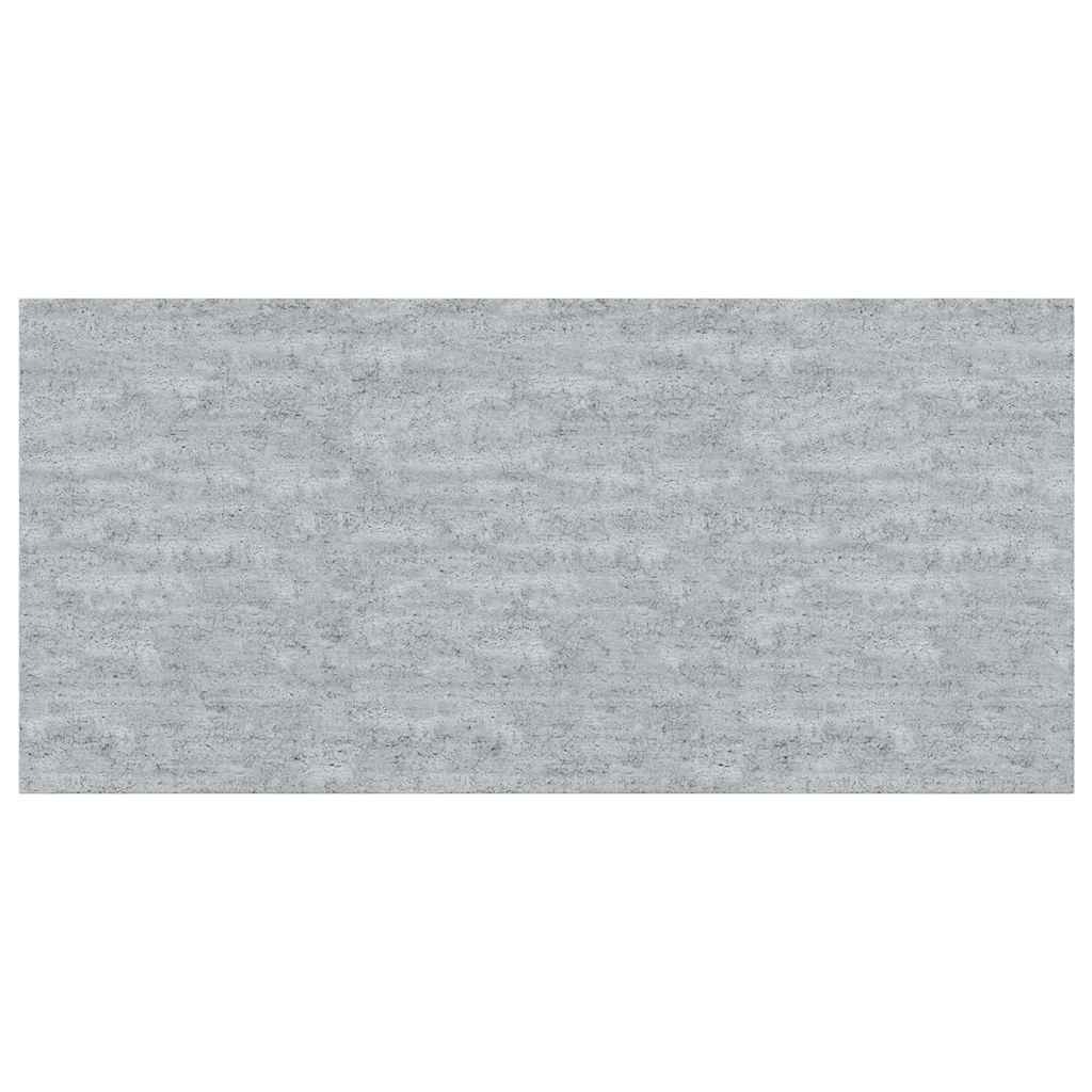 Plutajuće zidne police 4 kom boja betona 50 x 23 x 3,8 cm MDF