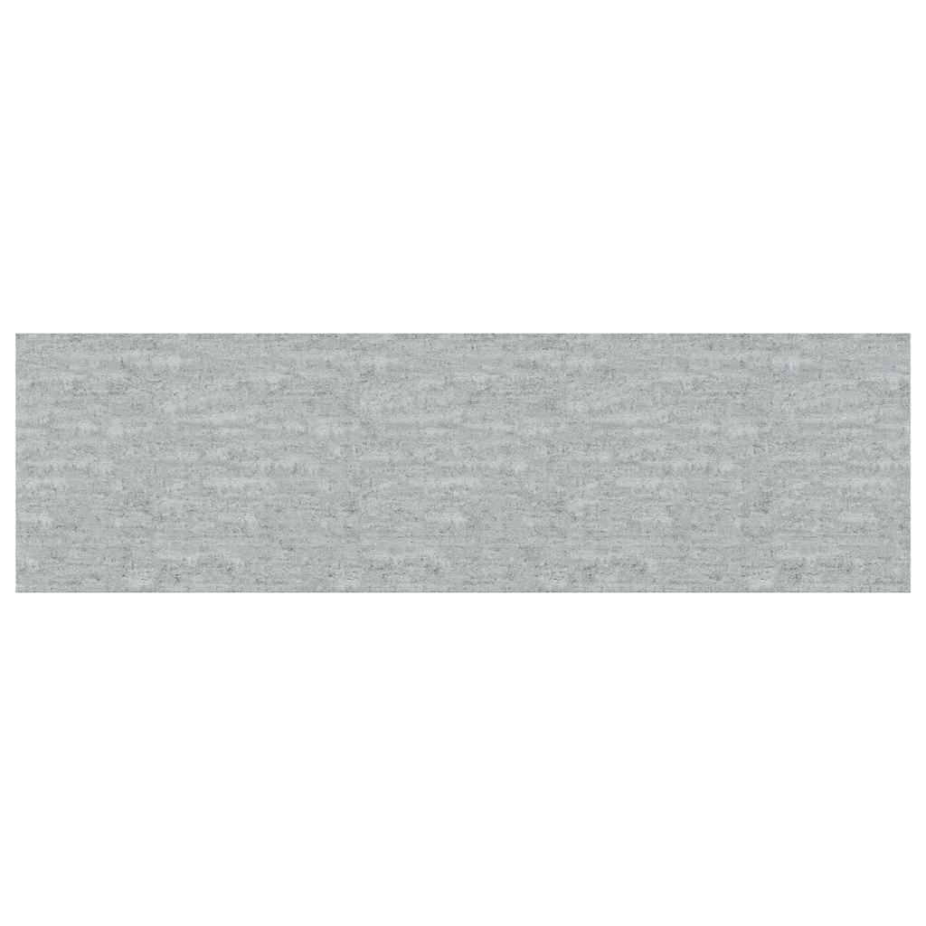 Plutajuće zidne police 2 kom boja betona 80 x 23,5 x 3,8 cm MDF