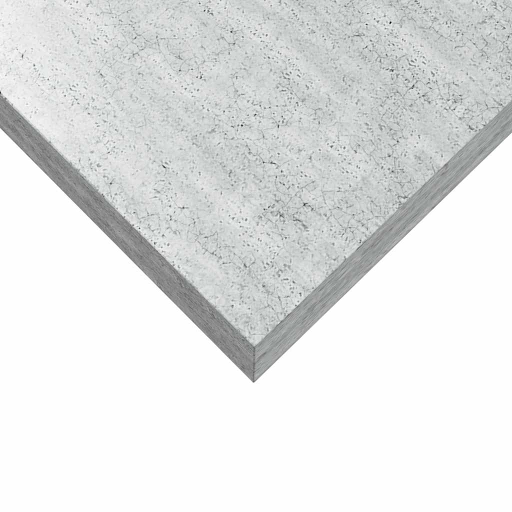 Plutajuća zidna polica siva boja betona 90 x 23,5 x 3,8 cm MDF